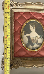 Set of VTG Victorian Cameo Of An Unknown Lady Sir William Charles Ross R.A Frame