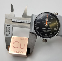 Copper (Cu) Element Cube 99.99% Pure 1″x1″x1″ Polished Free Shipping-MADE IN USA