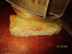 Vintage John De Mott Brass 17″ Sail Boat on Onyx Marble Base Signed Nautical