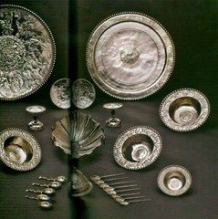 Roman Province Britain Mildenhall Treasure Baccus Theme Silver Tableware 300AD