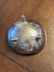 Stainless Steel Tri-Corner 5” Trinket Bowl Made In Denmark