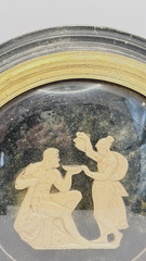 Vintage Sungott Art Studios New York Neoclassical Cameo Relief Wall Plaque Gilt