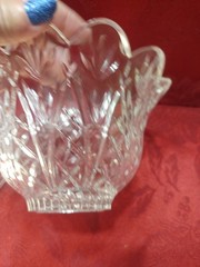 Vintage DePlomb Lead Crystal Candy Dish With Lid- Gorgeous Design!