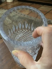 Tall Vintage Rogaska Crystal Vase~Art Deco~HEAVY~Quality Piece~EUC~Signed~1950’s