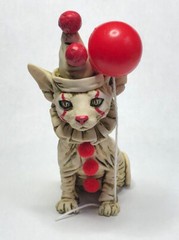 Neil Eyre Halloween Horror Clown Pennywise IT Inspired Sphynx kitty CAT Fan Made