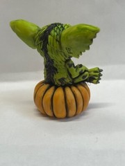 Harmony Kingdom artist Neil Eyre Designs Halloween Stripe Gremlin Pumpkin
