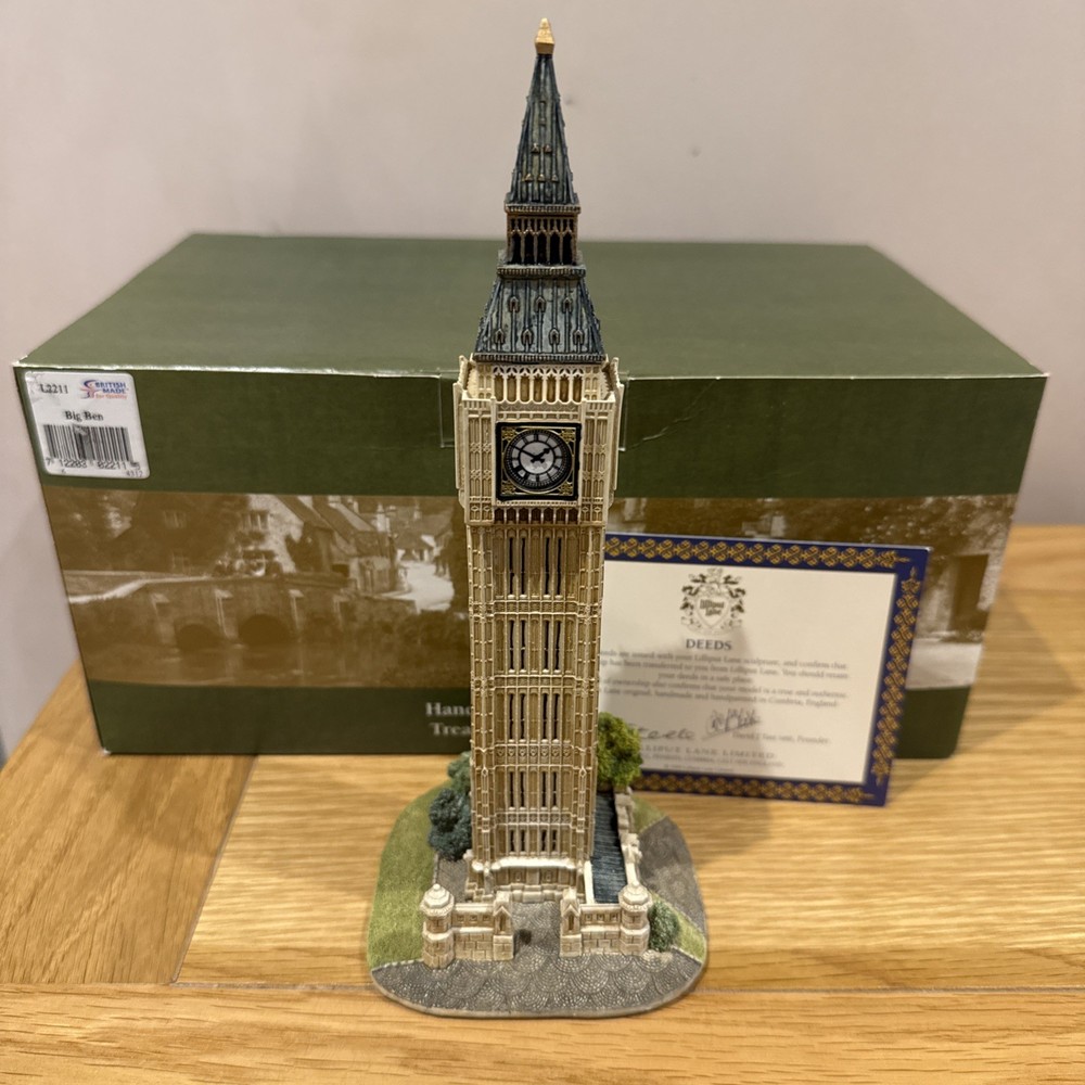 Lilliput Lane – Big Ben – L2211 – Britain’s Heritage Range – Boxed & Deeds