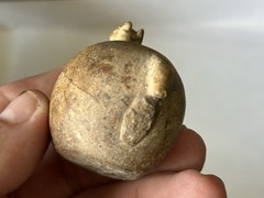 INCREDIBLE PRE-COLUMBIAN IMPERIAL CANOPA CONOPA LLAMA EFFIGY CONTAINER FROM PERU