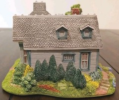 Lilliput Lane Spring Victorian American Landmarks Collection Mint In Box & Deeds