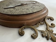 Antique Calendar Astrological Art Horoscope Wall Hanging Decor Broken ***