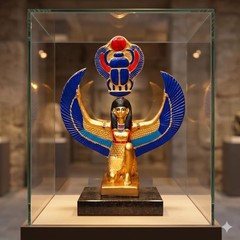 Isis Statue Antiques Pretty Gift Ancient Egyptian Mythology Rare Stone Sculpture