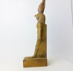 Ancient Egyptian Falcon Bird God Horus Statue large heavy stone Egyptian BC