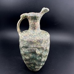 Genuine Ancient Roman Glass Pitcher Jug Circa 1st-2nd Century AD