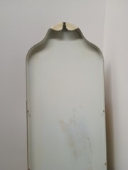 Vintage Kitchen Tole Ware Wall Organizer Pocket Vegetables & Skillet Farmhouse