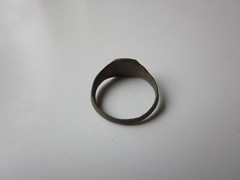 very rare ancient Viking engraved bronze ring. IX – X AD.