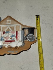 Burwood Amish Buggy Country Scene Wall Decor Homco Home Interiors Set Of 2