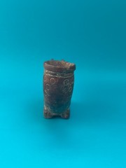 Ancient Near Eastern Jasper Stone Rhyton | Rare Collectible