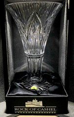 Waterford Rock of Cashel Vase Romance of Ireland Collection in Presentation Box