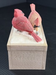 Hallmark Marjolein Bastin Nature’s Sketchbook Cardinal Birds Trinket Box 1990s
