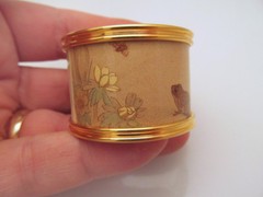 *Enamel Napkin Ring Rowena Stott Nature Notes of an Edwardian Lady Edith Holden