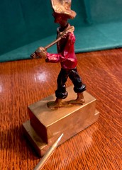 Antique Mark Twain’s Riverboat Rapscallions Tom&Huck Armor Bronze Clad Bookends