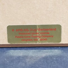 Hummel Wooden Lacquered Wall Plaques Zug/Switzerland Children 6.75 x 5″ Set Of 3