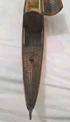 Vintage Gondola Gondolier Music Box Copper Color Plated READ Repair Project
