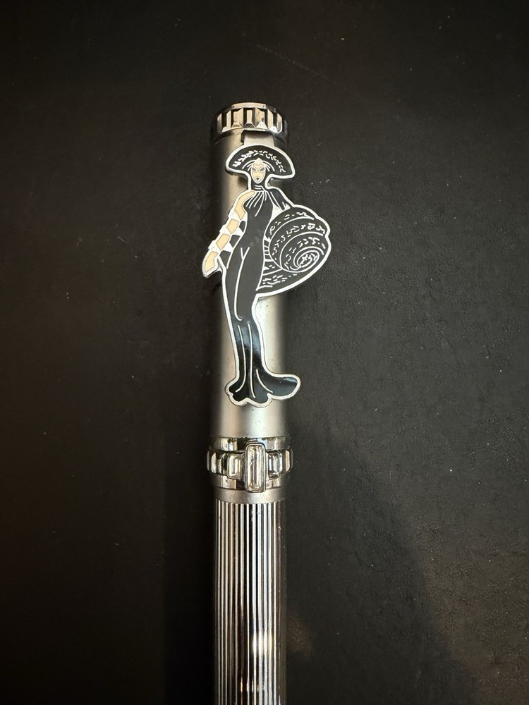 Erte Franklin Mint Collectors House Of Erte Fountain Pen Art Deco With Case HTF