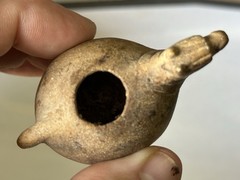 INCREDIBLE PRE-COLUMBIAN IMPERIAL CANOPA CONOPA LLAMA EFFIGY CONTAINER FROM PERU