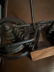 Vintage Metal n Wood Replica Motorcycle distressed see pictures op3