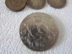 Vintage coins & Stamp bundle 1941 Three Pence Coin 1977 queen jubilee Collectors