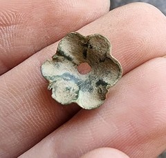Medieval Mount Floral Metal Detecting Find Antique