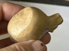 AMAZING PRE-COLUMBIAN CANOPA / CONOPA LLAMA EFFIGY VOTIVE CONTAINER FIGURE PERU