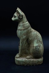 Egyptian Artifacts Rare Authentic Pharaonic Statue Of Egyptian Goddess Bastet BC