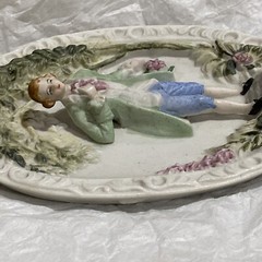 Occupied Japan wall decoration , vintage, relief design