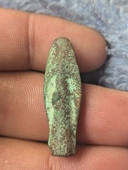 Rare genuine ancient bronze Greek arrowhead 3 Cent BC