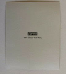 Supreme Martin Wong Big Heat Sticker 100% Authentic FW19 Season