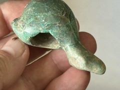 OUTSTANDING PRE-COLUMBIAN CANOPA / CONOPA LLAMA EFFIGY VOTIVE CONTAINER PERU