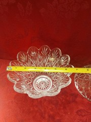 Vintage DePlomb Lead Crystal Candy Dish With Lid- Gorgeous Design!