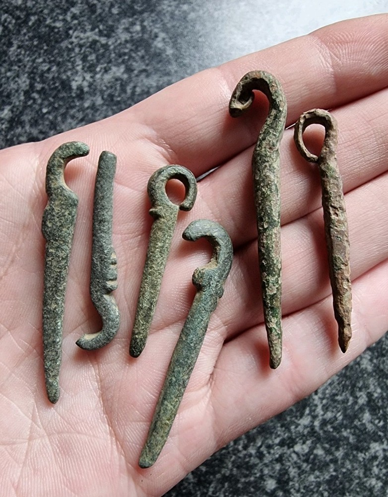 Medieval / Post Medieval Buckle Tongues Metal Detecting Finds Antique
