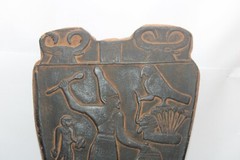 HANDMADE PHAROH ANCIENT EGYPTIAN NARMER Upper , Lower Egypt Stella 31st century