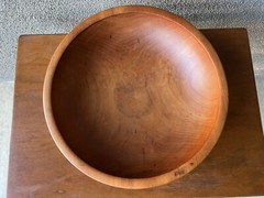 John Dodge Meyer Bowl Sculpture Mid Century Modern Modernist Woodworking