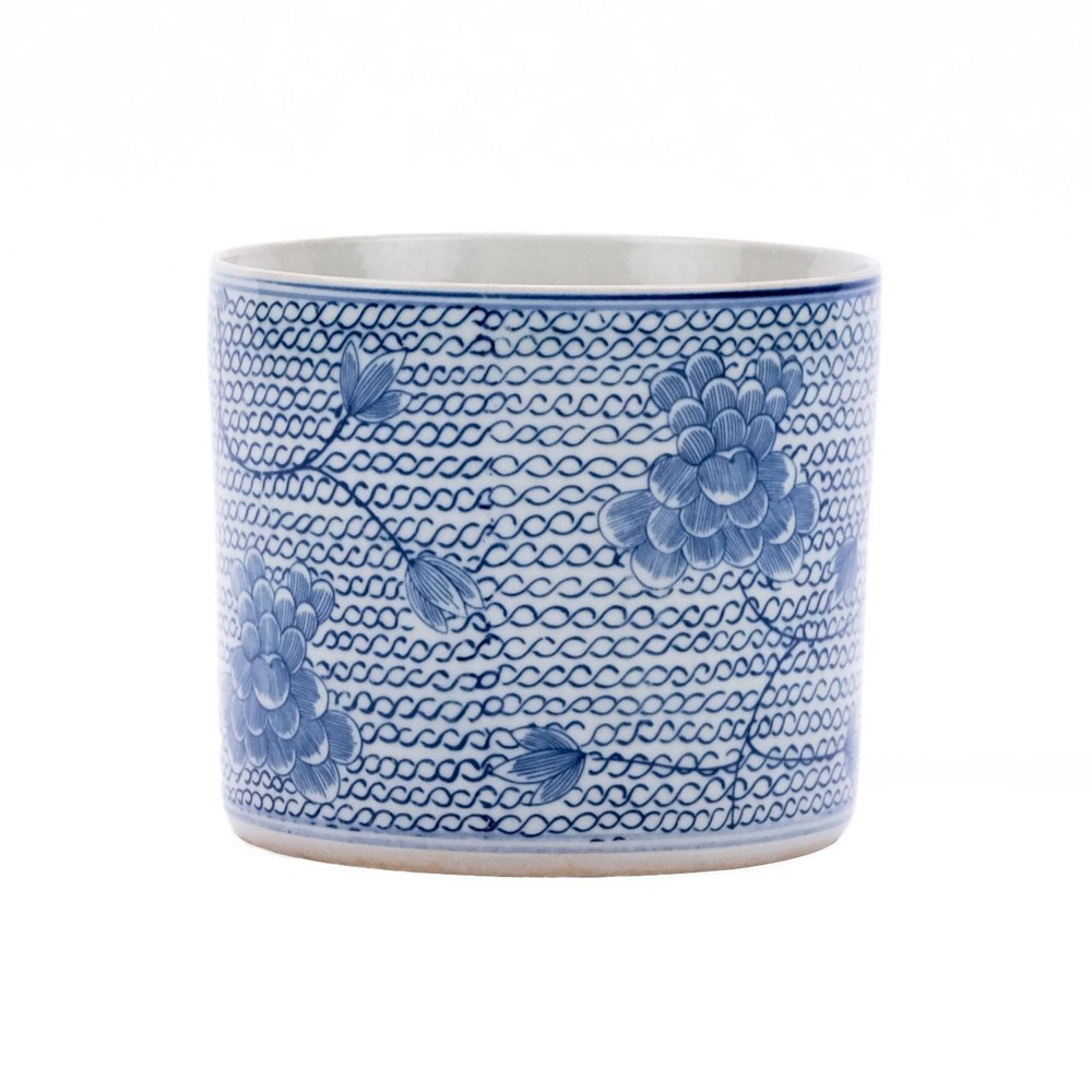 Blue and White Porcelain Chain Orchid Pot