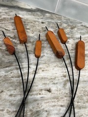 Home Interiors Cattails Wall Decor Set Of 2 MCM