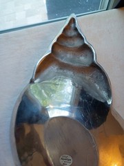 VTG 1990s Paradigm Exclusive Cast Aluminum Horn Shell Catch All Decorative Dish
