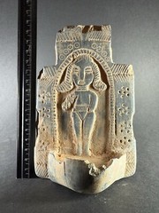 ANCIENT SYRO-HITTITE STONE CEREMONIAL OFFERING VESSEL DEPICTING GODDESS ASTARTE