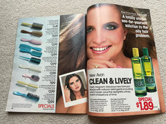 Vintage AVON 1980 SALES CATALOG BROCHURE (Campaign 11) ~ Large Format/ No Label