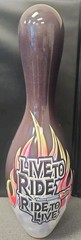 Harley-Davidson Motor Cycles Traditional Regulation Size Bowling Pin 👀🔥🔥🔥🎳