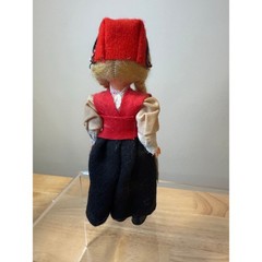 Vintage Norwegian Souvenir Doll Traditional Bunad Attire JL