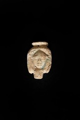 Ancient Egyptian Relief Nefertari Stone Face Statue Pharaonic Collectible Art